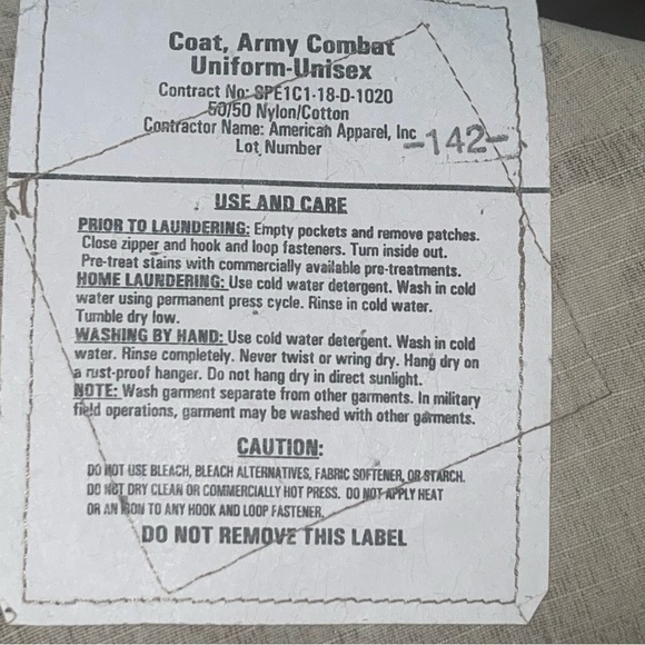 US Army Jacket Sz M - Picture 4 of 16